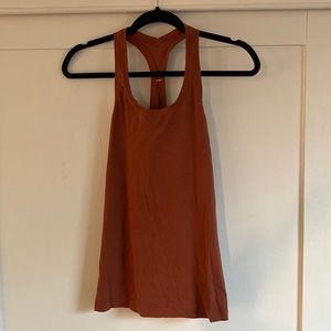 Lululemon tank top, size 6, burnt orange, great condition